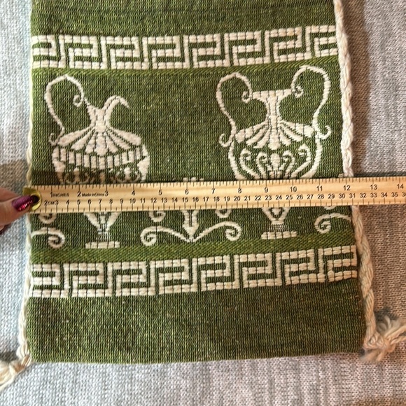 Vintage woven Greek style cross body bag - Picture 10 of 15